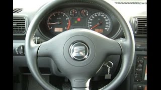 Dismantling Steering wheel  Remove airbag Seat Leon Toledo Cupra 2000  2005 VOLANTYCZ [upl. by Elish]