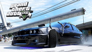 Insane GTA V Mod Sends Cars Flying In Explosive Collisions [upl. by Nashner]