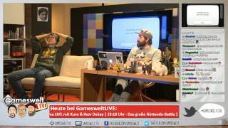 GamesweltLIVE mit Stargast HerrDekay Sendung vom 29012015 [upl. by Notlok]