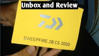 DAIWA SWEEPFIRE 2B CS 3000  UNBOX and REVIEW [upl. by Mathia]