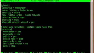 Integrate CUPS in Samba and share to Windows World [upl. by Ferree506]