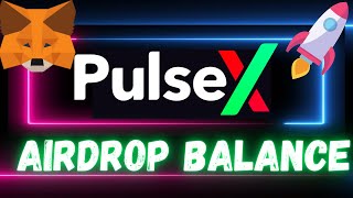 How to view Pulse X Balance in Metamask [upl. by Llertnac]