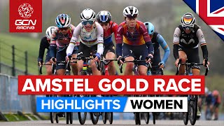 Ruthless Attack On The Cauberg  Amstel Gold Race 2023 Highlights  Women [upl. by Cahan]