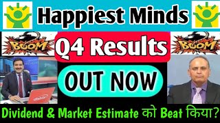 Happiest minds Q4 results 2024  Happiest minds latest news  Happiest minds Q4 results [upl. by Siloam]