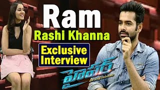 Exclusive Interview With Ram and Rashi Khanna on Hyper Movie  Coffees and Movies [upl. by Kylila]