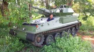 Scorpion Tank Repowered by Cummins EngineRoad Testing [upl. by Anilat723]