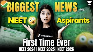 Biggest News for NEET Aspirants  ऐसा पहले कभी नहीं हुआ  NEET 2024  NEET 202626 Seep Pahuja [upl. by Gillman366]