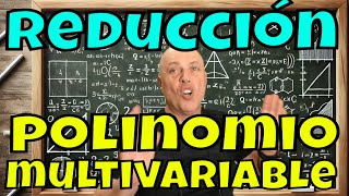 🧮 Cómo Reducir Ordenar y Encontrar el Grado de un Polinomio Multivariable Fácilmente 🎯 [upl. by Khichabia]