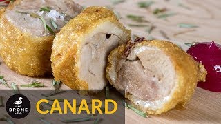 Recette de ballottine de cuisse de canard confite boréale [upl. by Rebel]