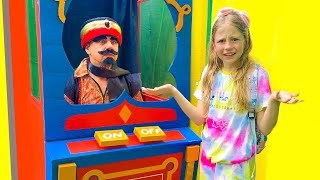 Nastya and Dad escape the maze and other funny stories for kids [upl. by Brandais]