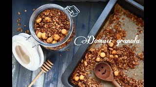 Domácí oříšková granola  Müsli  Videorecept  CZSK HD recipe [upl. by Azenav820]