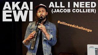 EWI solo on All I Need Jacob Collier [upl. by Harriett]