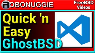 Install VS Code in GhostBSD  Hello GhostBSD [upl. by Isla]