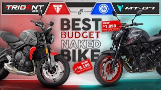 2022 Yamaha MT07 vs Triumph Trident 660┃Best Budget Naked Bike Full Spec Comparison [upl. by Nordin210]