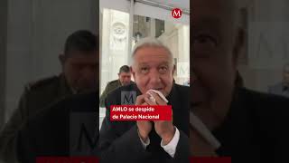 AMLO termina su mudanza y se despide de Palacio Nacional milenioshorts [upl. by Intyrb]