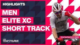 Snowshoe  Men Elite XCC Highlights  2023 UCI Mountain Bike World Cup [upl. by Ysnat]