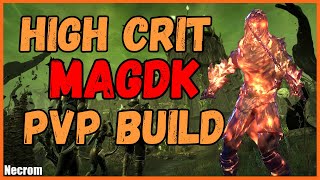 ESO PvP  MagDK Has CRAZY GOOD DAMAGE Necrom Chapter [upl. by Morril]