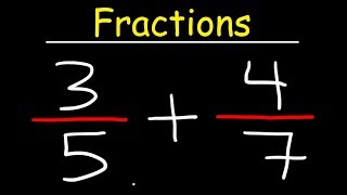 Fractions Basic Introduction  Adding Subtracting Multiplying amp Dividing Fractions [upl. by Gebelein]