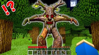 恐怖の森で人を食べる木のバケモノと逃走中サバイバル😭🌳【マイクラ マインクラフト】ぽっぴんず [upl. by Enailil]