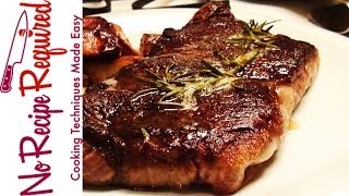 How to Cook New York Strip in the Oven  NoRecipeRequiredcom [upl. by Isawk306]