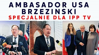 Ambasador USA Brzezinski specjalnie dla IPP TV  konferencja prasowa American Corner w Lublinie [upl. by Randolf]