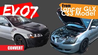 PROJECT EVO7  UPGRADE ENGINE FROM GLX 4g18 TO EVO 7 4g63T [upl. by Neellok377]