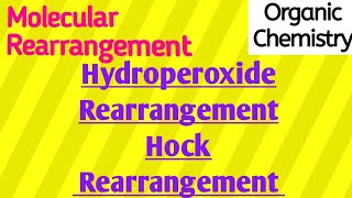 Hydroperoxide RearrangementHock Rearrangement [upl. by Cornel]