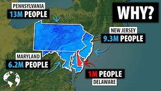 Why So Few Americans Live In Delaware As Compared To Pennsylvania Maryland or New Jersey [upl. by Naesyar]