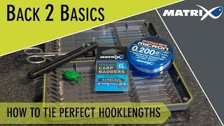 Coarse amp Match Fishing TV  How to tie hooklengths [upl. by Aicilet815]