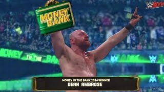 WWE 27 June 2024 Dean Ambrose return amp Win Money in the bank briefcase Money in the bank highlights [upl. by Aneekal710]