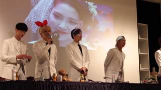 B1A4 in Daegu  7th Sweet Girl Fansign [upl. by Yesnnyl]