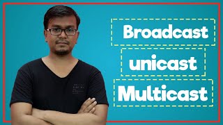 UnicastBroadcastMulticast  Computer Network  Unicastingbroadcastingmulticasting  Bangla [upl. by Hanid]