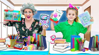 Bonnie Plays the Back to School Supplies Switch Up Challenge [upl. by Mcnamara]