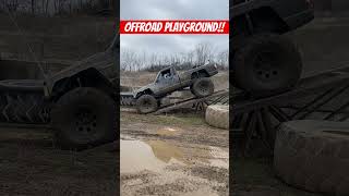 Oversized Teeter Totter offroad jeep playground fun badlands [upl. by Duarte228]