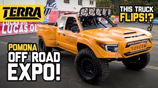 Off Road Expo  Demos  Prerunner Flips Over  TERRA TAKEOVER [upl. by Asalocin534]