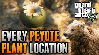 GTA 5 All 27 Peyote Plant Locations  Every Peyote Plant Location Guide [upl. by Llerud]