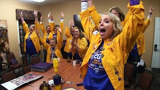 Minnesota group of women known for their dedication to the Vikings team [upl. by Acima153]