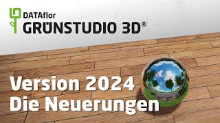 DATAflor GRÜNSTUDIO 3D 2024 Neuerungen [upl. by Assirralc]