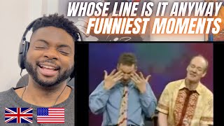 Brit Reacts To WHOSE LINE IS IT ANYWAY  FUNNIEST MOMENTS [upl. by Ijat]