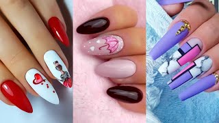 Nail Art Design  Cute Nails  Nail Art Designs❤️💅  WINTER Nail ART design New Nails Design2024691 [upl. by Michigan961]