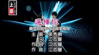 張秀卿VS江志豐選擇你官方KTV版 [upl. by Yrokcaz248]