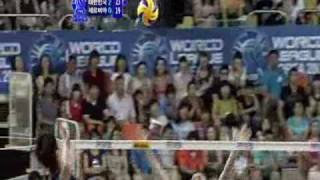 2009 FIVB World League Korea vs Serbia Part 9 [upl. by Nytsrik]