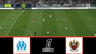 OLYMPIQUE MARSEILLE VS OGC NICE  LIGUE 1 20242025  FOOTBALL LIFE 2024 [upl. by Ritz]