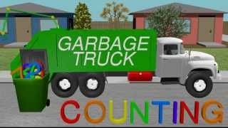 Counting Garbage Truck  Learning for Kids [upl. by Quent84]