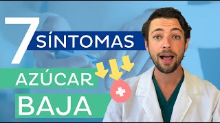 7 Síntomas de HIPOGLUCEMIA que tienes que conocer AZÚCAR BAJA [upl. by Einnil]