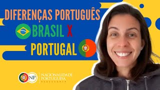 Diferenças entre o português de Portugal e do Brasil [upl. by Ahsikan621]