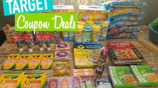 Target Coupon Shopping Video Using Printable Coupons [upl. by Krongold]