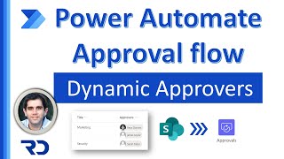 Dynamic Approvers amp log history with Power Automate Approvals [upl. by Tu]