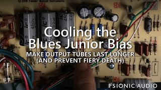 Cooling the Blues Junior Bias  Make Output Tubes Last Longer and Prevent Fiery Death [upl. by Marteena]