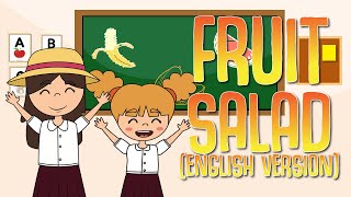 FRUIT SALAD  Watermelon Song  English  Filipino Folk Song and Nursery Rhymes  Muni Muni TV [upl. by Redmer]